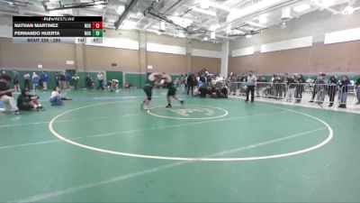 285 lbs Cons. Round 2 - Nathan Martinez, Nogales vs Fernando Huerta, Nogales