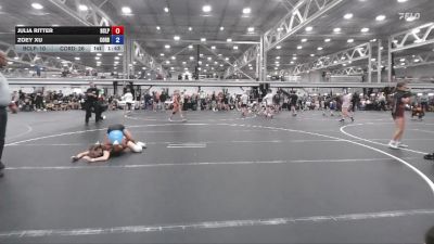 102 lbs Round 5 (6 Team) - Zoey Xu, Cordoba Trained vs Julia Ritter, BC Lady Predators