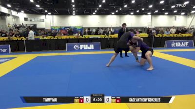Sage Anthony Gonzales vs Timmy Mai 2025 World IBJJF Jiu-Jitsu No-Gi Championship