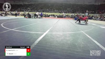 4A-120 lbs Semifinal - Taii Walsh, CACHE vs Gerald Harris III, CASCIA HALL