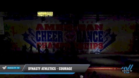 Dynasty Athletics - Courage [2021 L1 Youth - D2 - Small Day 1] 2021 The American Celebration DI & DII