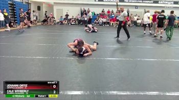100 lbs Round 2 (6 Team) - Cale Wimberly, Florida Punishers vs Jovanni Ortiz, Grapple Academy