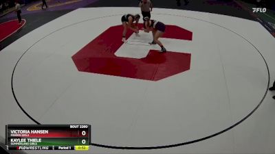 Cons. Round 2 - Victoria Hansen, Minden Girls vs Kaylee Thiele, Summerland Girls