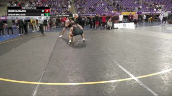 285 lbs Quarterfinals (8 Team) - Justin Matson, University Of Dubuque vs Josh Harkless, RIT