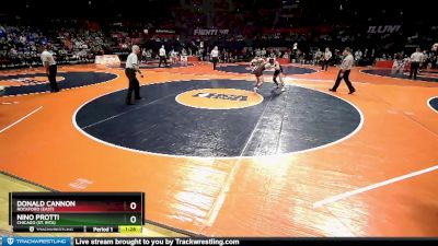 2A 132 lbs Cons. Round 3 - Donald Cannon, Rockford (East) vs Nino Protti, Chicago (St. Rita)