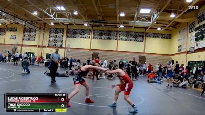 100 lbs Round 8 (10 Team) - Lucas Robertucci, Warhawks Wrestling vs Thor Dicicco, Kraken