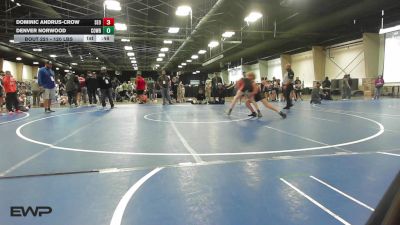 120 lbs Rr Rnd 2 - Dominic Andrus-Crow, SEO Wrestling Club vs Denver Norwood, Cowboy Wrestling Club