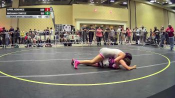 123 lbs Consi Of 32 #2 - April Godinez, Laguna Hills HS vs Micaiah Cortez, Gilroy Hawks