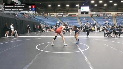 145 lbs Quarterfinal - Adrianna Chronister, Murray State vs Samantha Graciano, Carl Albert