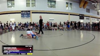 138 lbs Champ. Round 1 - Brayden Swain, Delta Wrestling Club Inc. vs Aden Montgomery, Unattached