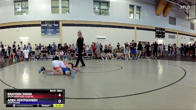 138 lbs Champ. Round 1 - Brayden Swain, Delta Wrestling Club Inc. vs Aden Montgomery, Unattached