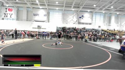 47 lbs Champ. Round 1 - Jase Burnett, Sandy Creek Youth Wrestling vs Nate Gattuso, Deep Roots Wrestling Club