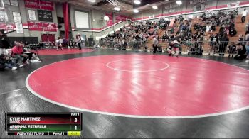 125 lbs Cons. Round 6 - Kylie Martinez, Corona vs Arianna Estrella, Hesperia