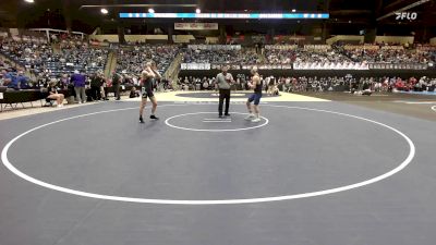 126 lbs Champ. Round 1 - Jackson Hermann, Wichita-Bishop Carroll HS vs Nathaniel Atwell, Leavenworth HS