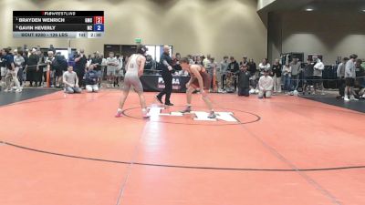 126 lbs Quarters - Brayden Wenrich, Grit Mat Club vs Gavin Heverly, M2