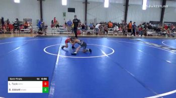 58 lbs Semifinal - Logan Tuck, The Apex School vs Beau Abbott, Roundtree