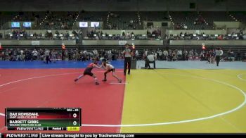 65 lbs Cons. Round 3 - Barrett Gibbs, Waukon Wrestling Club vs Dax Romsdahl, Saint James Cyclones