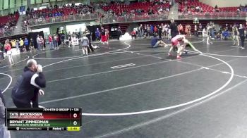 125 lbs Cons. Round 1 - Bryant Zimmerman, Nebraska Elite Wrestling Club vs Tate Brodersen, Randolph Wrestling Club
