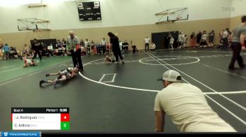 43 lbs Quarterfinal - Jiovani Rodriguez, Victory Wrestling-Central WA vs Cyrus Adkins, Steelclaw Wrestling Club