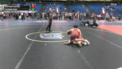 157 lbs Round Of 16 - Matthew Staples, IN vs Thunder Page, KS