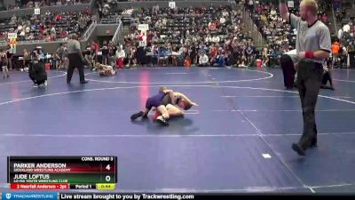 65 lbs Cons. Round 3 - Parker Anderson, Siouxland Wrestling Academy vs Jude Loftus, Lo-Ma Youth Wrestling Club