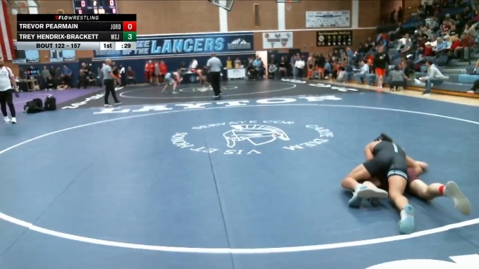 157 lbs Cons. Round 2 - Trevor Pearmain, Jordan vs Trey Hendrix ...