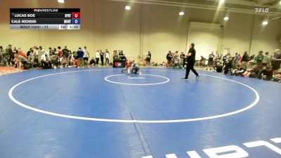 71 lbs Champ. Round 1 - Lucas Boe, Spartan RTC@LHP vs Cale Nedens, Montana