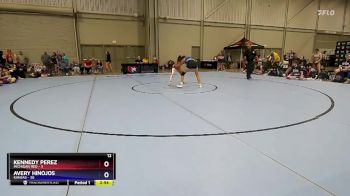 110 lbs 4th Wrestleback (16 Team) - Kennedy Perez, Michigan Red vs Avery Hinojos, Kansas