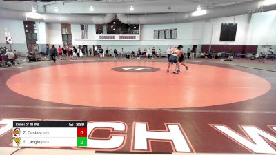 157 lbs Consi Of 16 #2 - Zachary Casias, Campbell vs TJ Langley, West Virginia