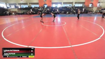133 lbs Cons. Round 2 - Logan Patterson, RIT vs Alex DuFour, McDaniel