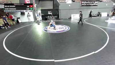 All Cadet Boys Freestyle Lower - 138 lbs Champ. Round 3 - Milad Sharif, Surfside X Wrestling vs Evan Vasquez, Lion Of Judah Wrestling Academy