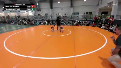 41 lbs Quarterfinal - Walter Walker, Fitness Fight Factory Wrestling Club vs Ilana Lightfoot, El Paso Wildcats Wrestling Club