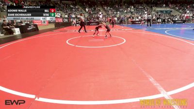 46 lbs Round Of 32 - Adonis Walle, Walle Boys vs Zane Eichenauer, Tough N Technical Wrestling Club