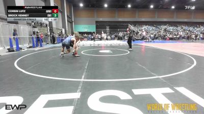 160 lbs Quarterfinal - Corbin Lutz, Arctic Warriors Wrestling Club vs Brock Kenney, Durham Wrestling Club