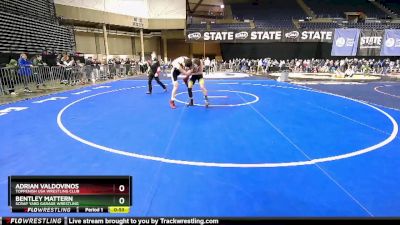 110 lbs 3rd Place Match - Bentley Mattern, Scrap Yard Garage Wrestling vs Adrian Valdovinos, Toppenish USA Wrestling Club