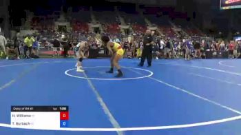 126 lbs Consi Of 64 #1 - Hassan Williams, South Carolina vs Tristan Burbach, Nebraska