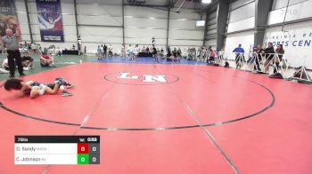 75 lbs Rr Rnd 3 - Dakota Sandy, Mat Assassins vs Cam Johnson, Buffalo Valley Black