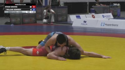 74kg Cons. Round 2 - Ethan Graves, Brock WC vs William Kennedy, Jr Badgers