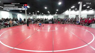 110 lbs Liam Schroeder, Illinois vs Constantinos Paxos, Ohio Gray
