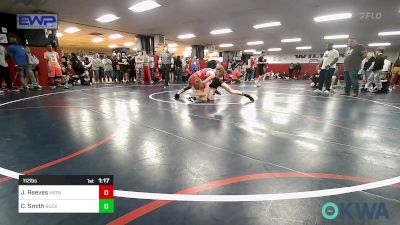 112 lbs Round Of 16 - Jj Reeves, Midwest City Bombers Youth Wrestling Club vs Chance Smith, Buck Pride Wrestling