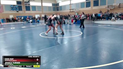 170lbs Cons. Round 6 - Zaya Ray, Wahkiakum (Girls) vs Jessica Turner, Zillah (Girls)