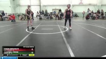 140 lbs Finals (2 Team) - Tyson Seesholtz, Ohio Rampage vs Campbell Frook, Ranger WC