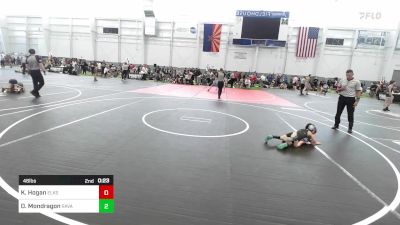 46 lbs Quarterfinal - Korbin Hogan, Elks Wrestling vs Deklan Mondragon, Ravage