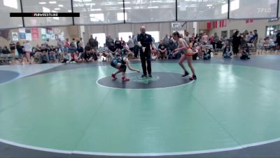 100/105 Round 3 - Mackenzie Dolan, Team Real Life Wrestling vs Liana Adkisson, Fighting Squirrels Wrestling Club