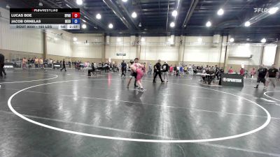 165 lbs Quarterfinal - Lucas Boe, Spartan RTC @LHP vs Jacob Ornelas, Beebe Trained