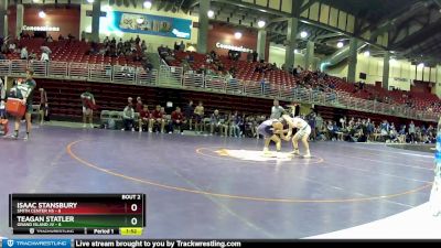 113 lbs Round 1 (4 Team) - Isaac Stansbury, Smith Center HS vs Teagan Statler, Grand Island JV