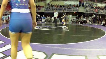 145 lbs Round 1 (6 Team) - Aubrey Loehr, Papillion-La Vista South vs Nayeli Villa, Seward