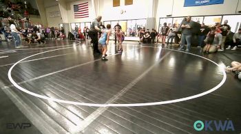 99-106 lbs Rr Rnd 2 - Lily Carson, Sperry Wrestling Club vs Reagan Allen, Caney Valley Wrestling