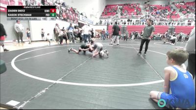 73-76 lbs Rr Rnd 1 - Zaiden Dietz, D3 Wrestling Cluib vs Kason Steckman, Piedmont