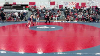 170 lbs Cons. Round 1 - Madison Key, Ilwaco (Girls) vs Charlotte Baker, Puyallup (Girls)